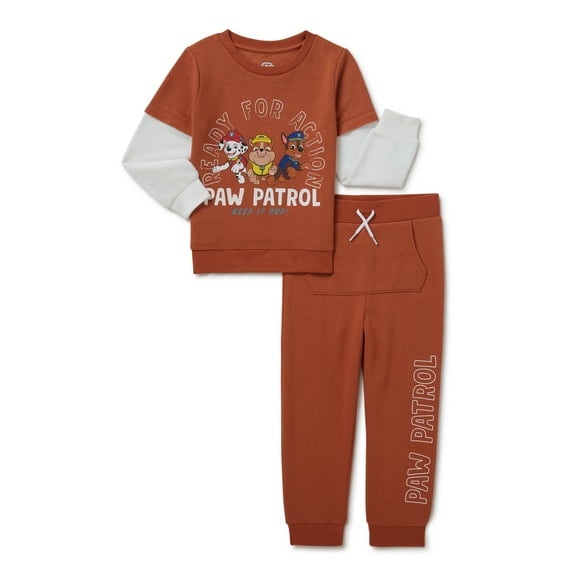 Paw Patrol Toddler Boys Fleece Hoodie Outfit, Sizes 12M-5T