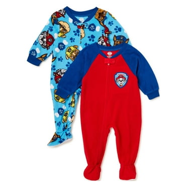 Paw Patrol Toddler Boys Pajama Blanket Sleeper, 2-Pack, Sizes 12M-5T