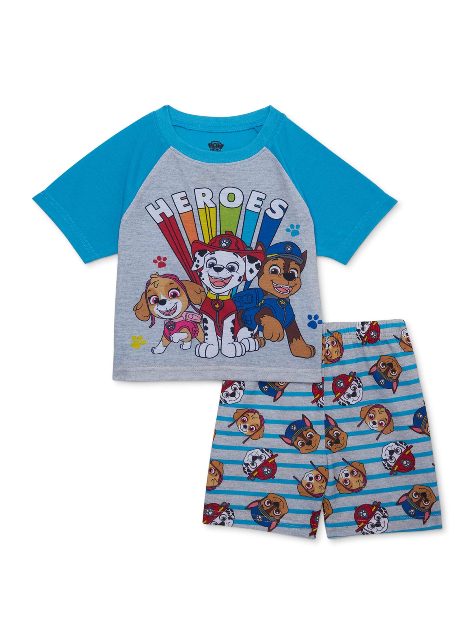 Paw patrol short sleeve pajamas sale