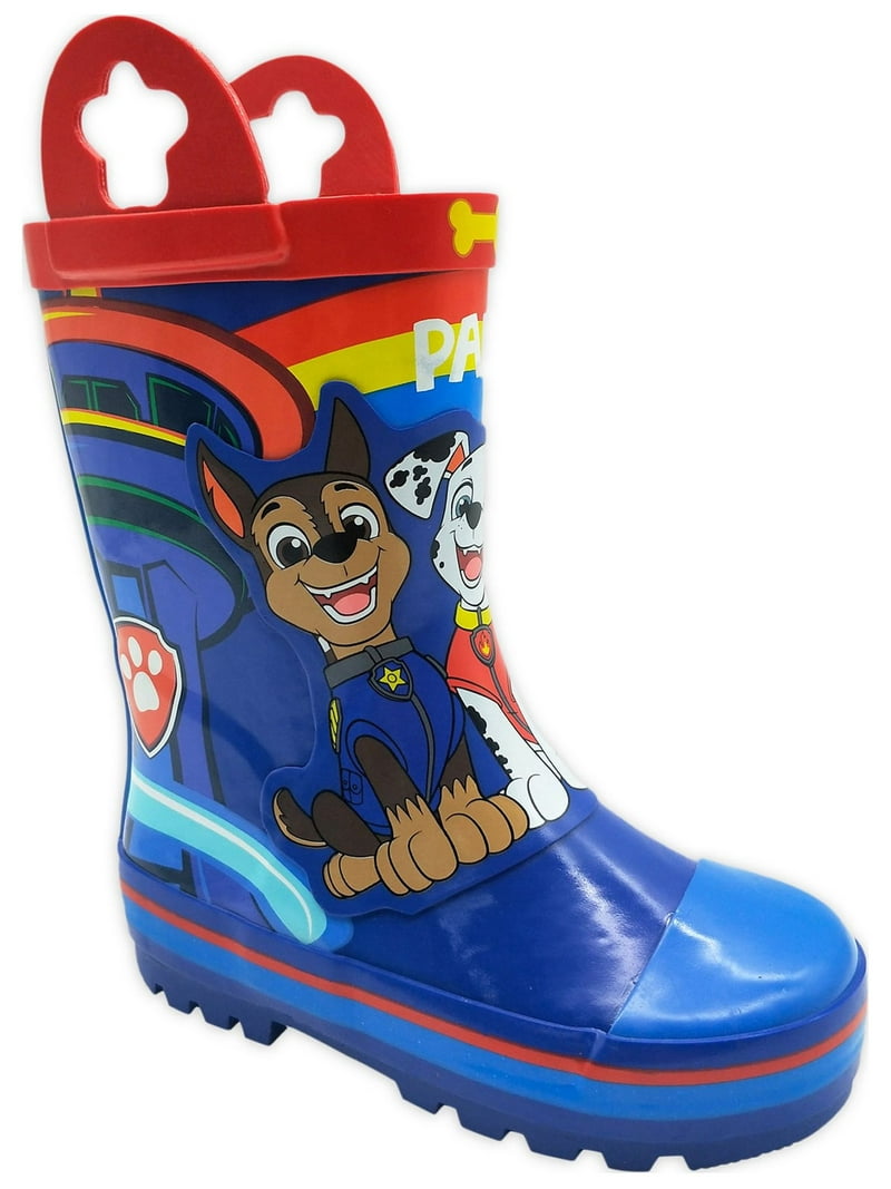 Paw Patrol Toddler Boys Rain Boots, Sizes 5-12