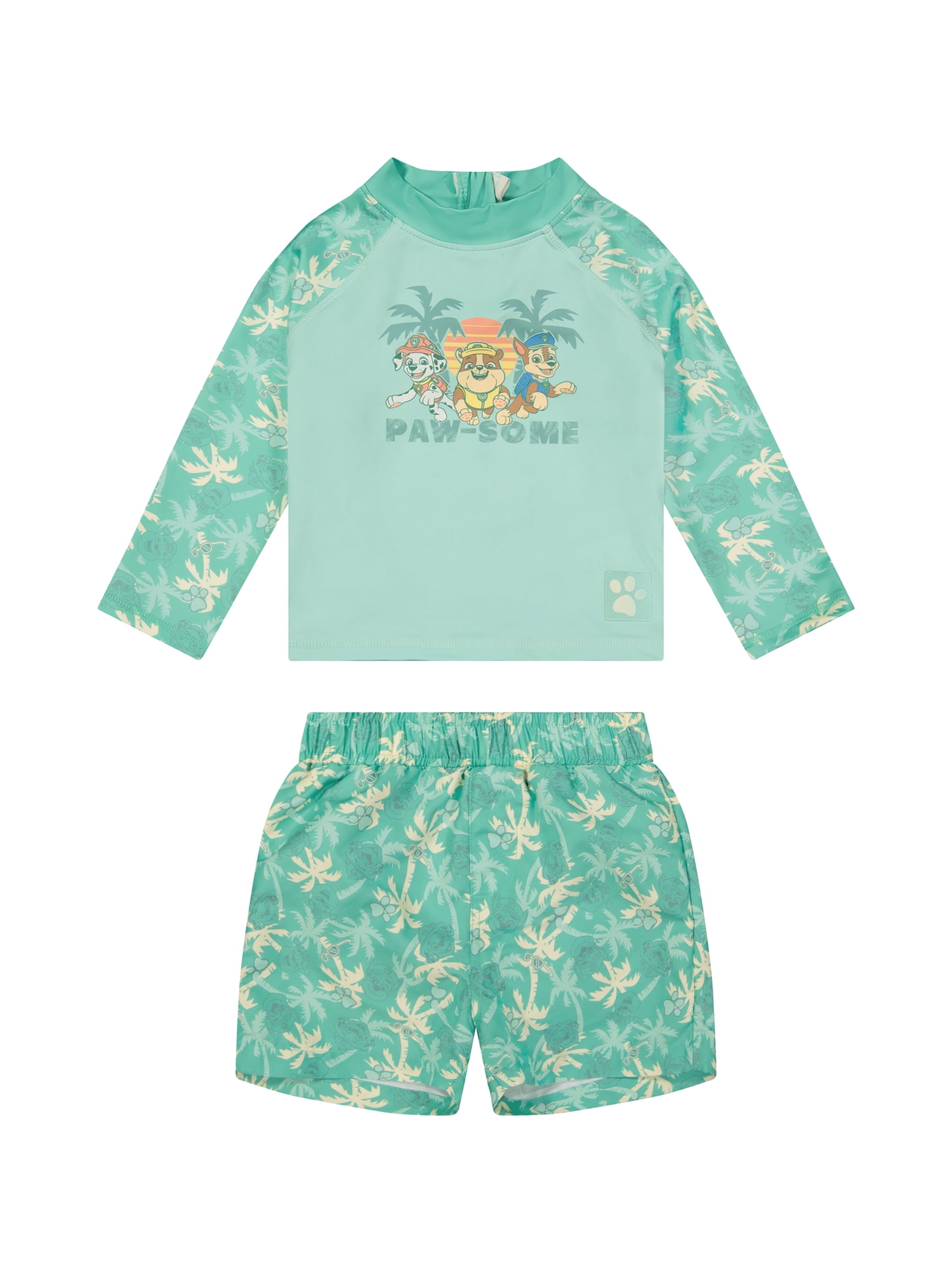 Character Toddler Boy Rash Guard Swim Set, 2- Pieces, Sizes 12M- 5T