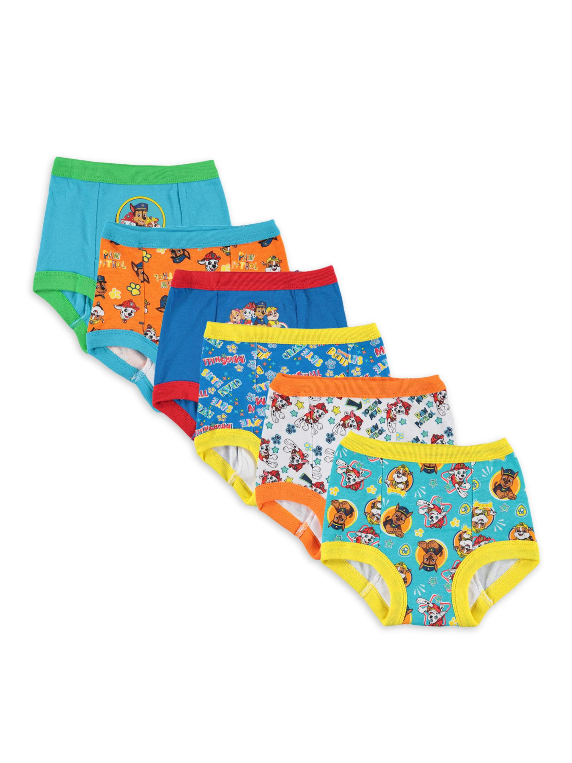 6 pair of paw patrol training pants