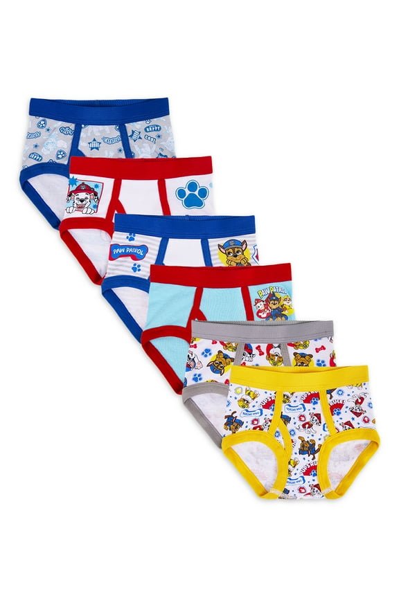 Toddler Boys' Underwear, 6 Pack Sizes 2T-4T