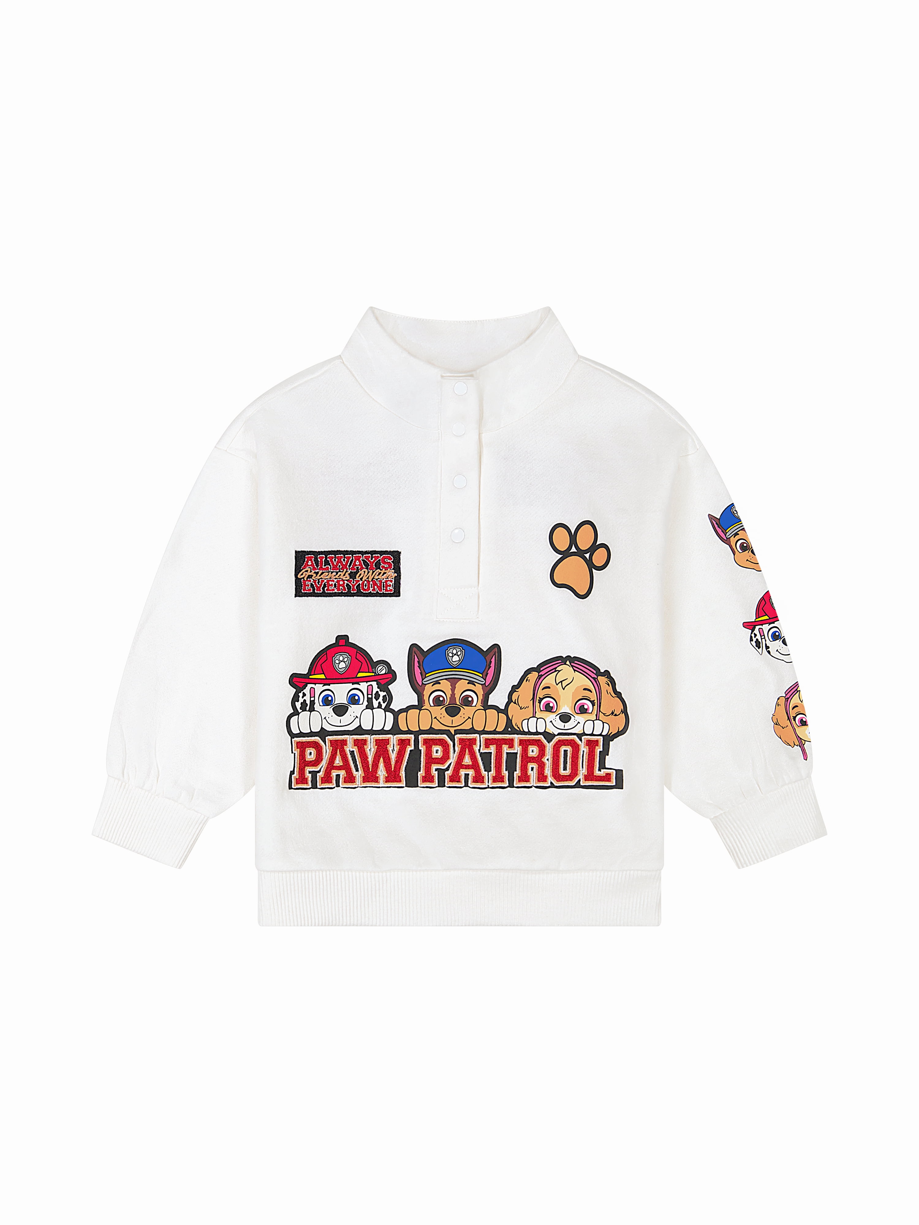Paw Patrol Toddler Girl Quarter Snap Pullover, Sizes 12 Months-5T