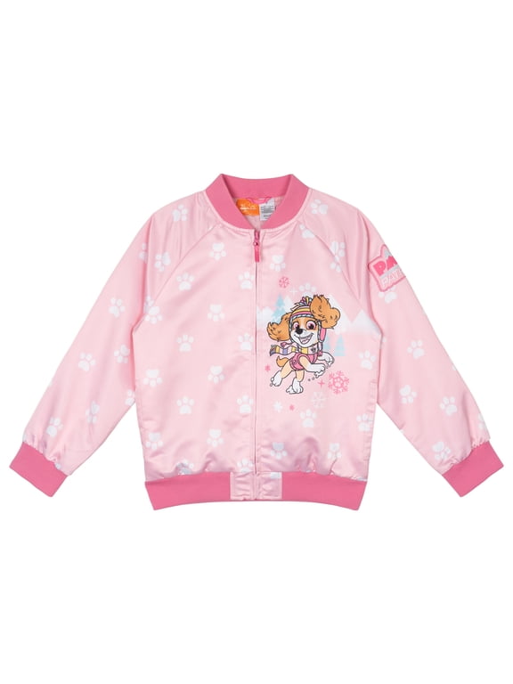 Toddler Girls' Bomber Jacket Iridescent Pink Skye