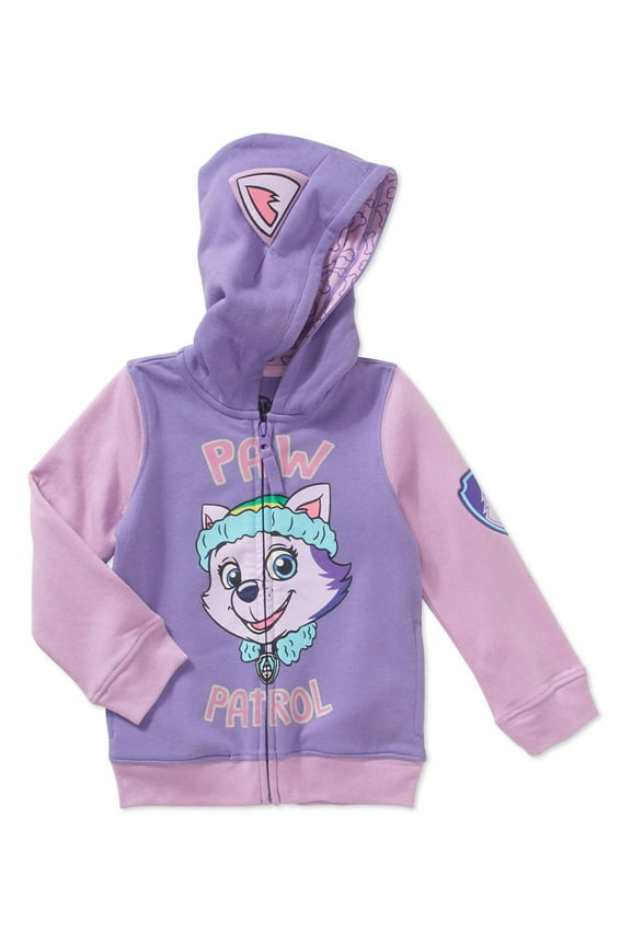 Toddler Girls Costume Zip Hoodie, 2T-5T
