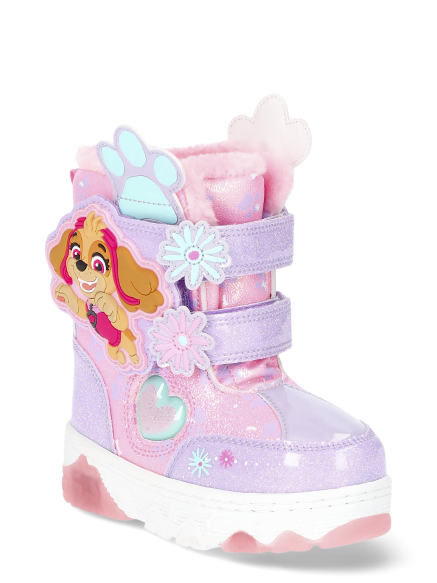 Paw Patrol Toddler Girls Skye Winter Boots, Sizes 6-11