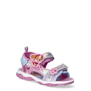 Paw Patrol Toddler Girls Skye and Everest Sport Sandals, Sizes 7-12