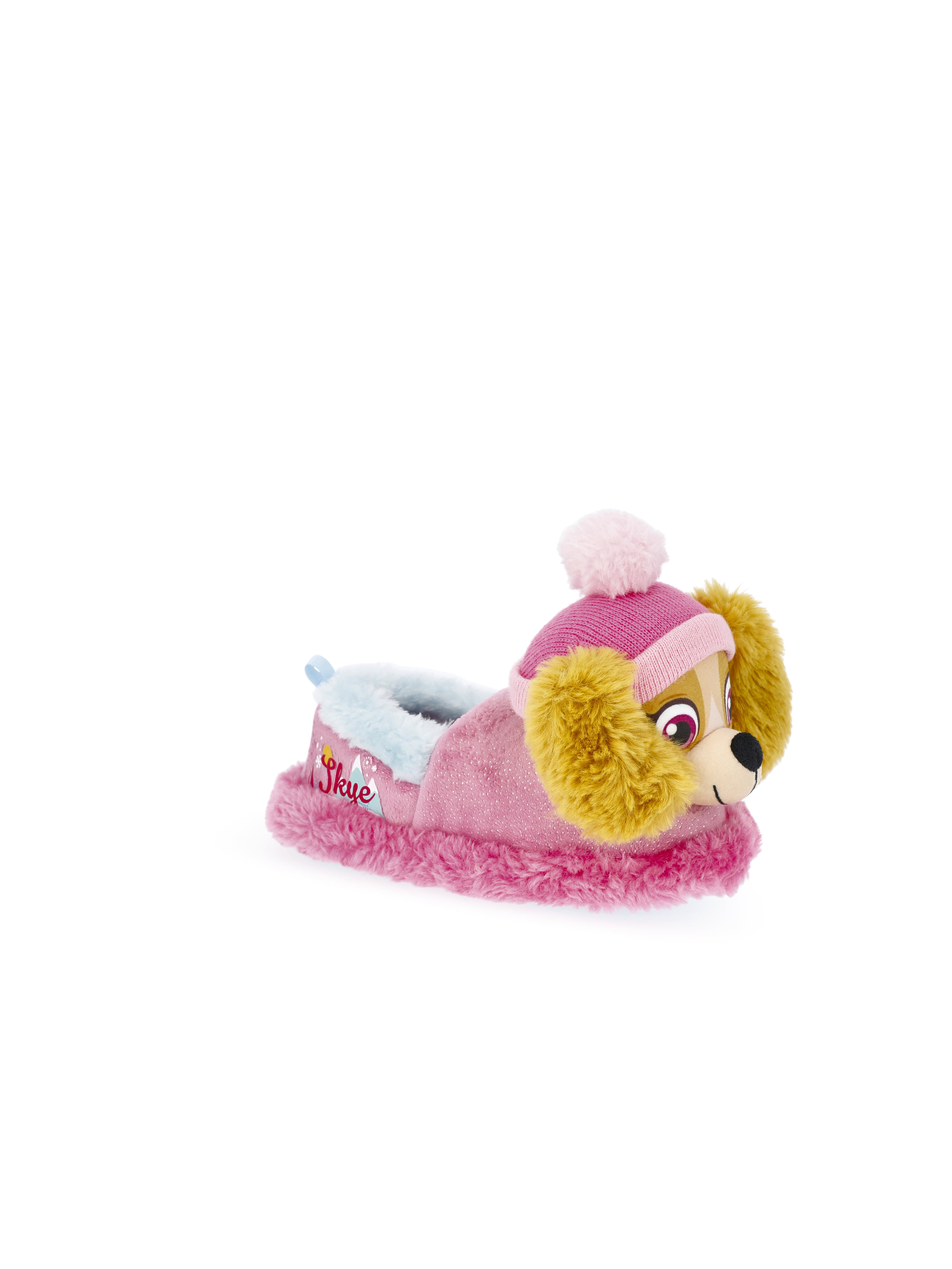 Paw Patrol Toddler Girls Cozy Slippers with Skye Everest Plush