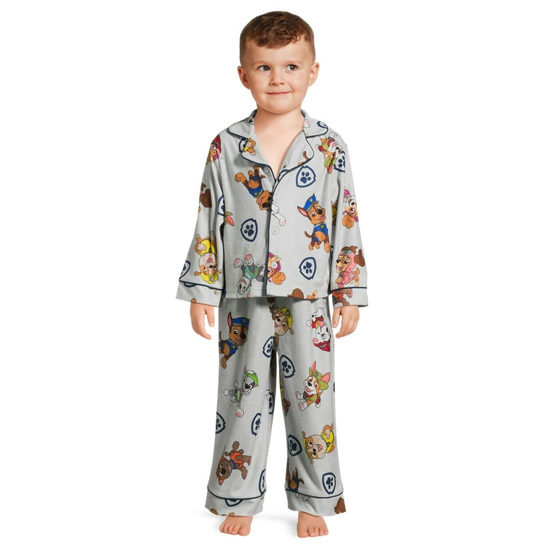 Boys button down pajamas hotsell