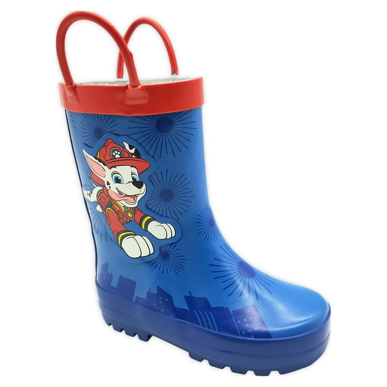 Paw patrol rain 2025 boots for toddlers