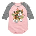 thumbnail image 1 of Paw Patrol - Tracker Paw Patrol - Toddler & Youth Girls Raglan Graphic T-Shirt, 1 of 5