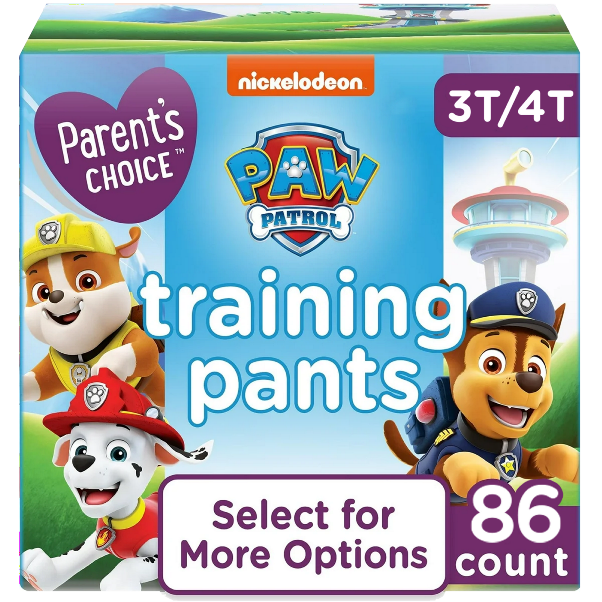 Paw Patrol Training Pants for Boys, 3T/4T, 86 Count (Select For More Options)