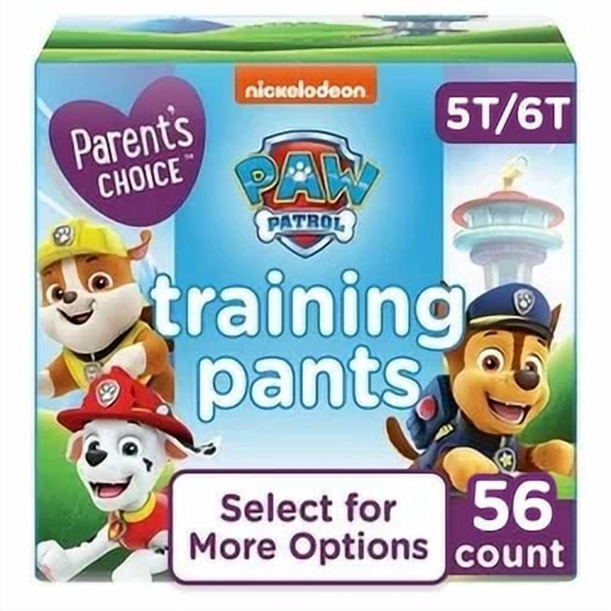 Paw Patrol Training Pants for Boys, 5T/6T, 56 Count (Select for More Options)