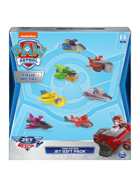 , True Metal Jet to the Rescue Gift Pack with 7 Collectible Die-Cast Vehicles, 1:55 Scale,