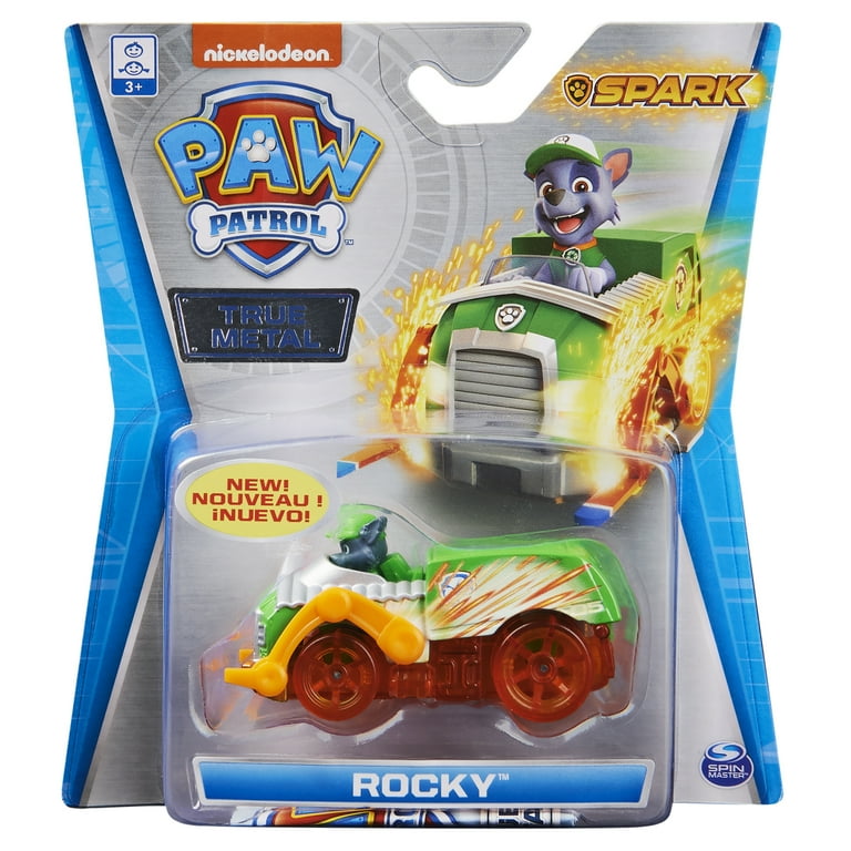 Paw Patrol True Metal Spark Rocky Vehicle Walmart