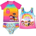 thumbnail image 1 of Paw Patrol UPF 50+ Rash Guard Tankini & Bikini Bottom, 3-Piece Set, Size 2T, 1 of 5