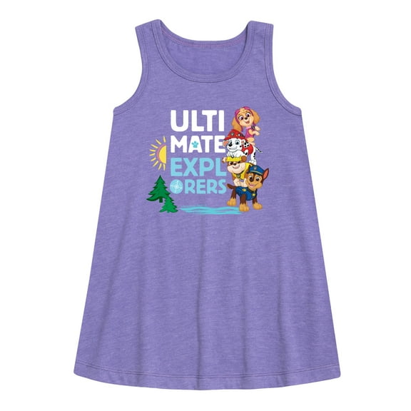 Paw Patrol - Ultimate Explorer - Toddler And Youth Girls Fleece Dress