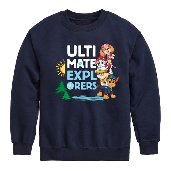 Paw Patrol - Ultimate Explorer - Toddler & Youth Crewneck Fleece Sweatshirt