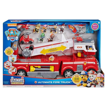 Paw Patrol Ultimate Firetruck with 6 Pup Figures