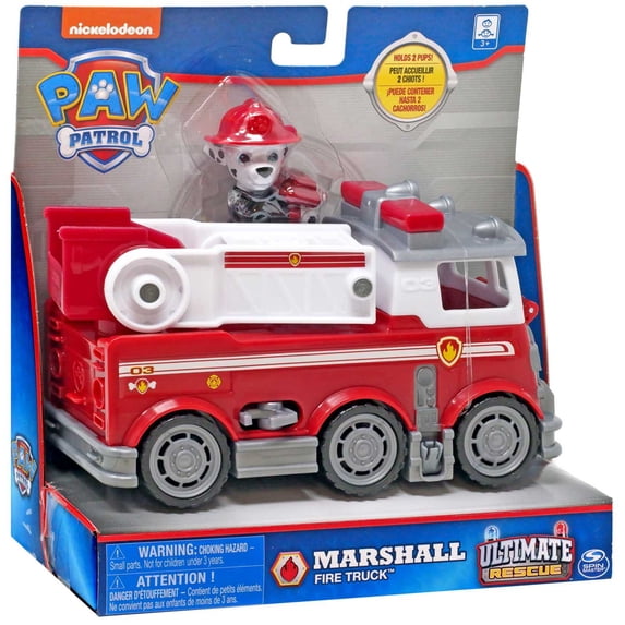 Ultimate Rescue Vehicles Paw Patrol Ultimate Rescue Marshall Fire Truck Vehicle & Figure ...
