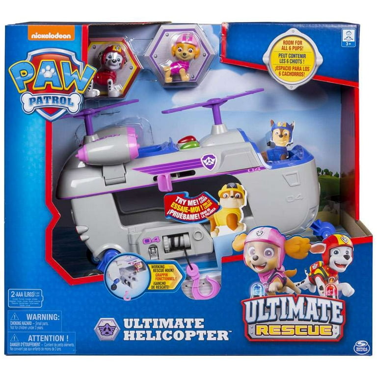 Paw Patrol Ultimate Rescue Ultimate Helicopter Vehicle Playset