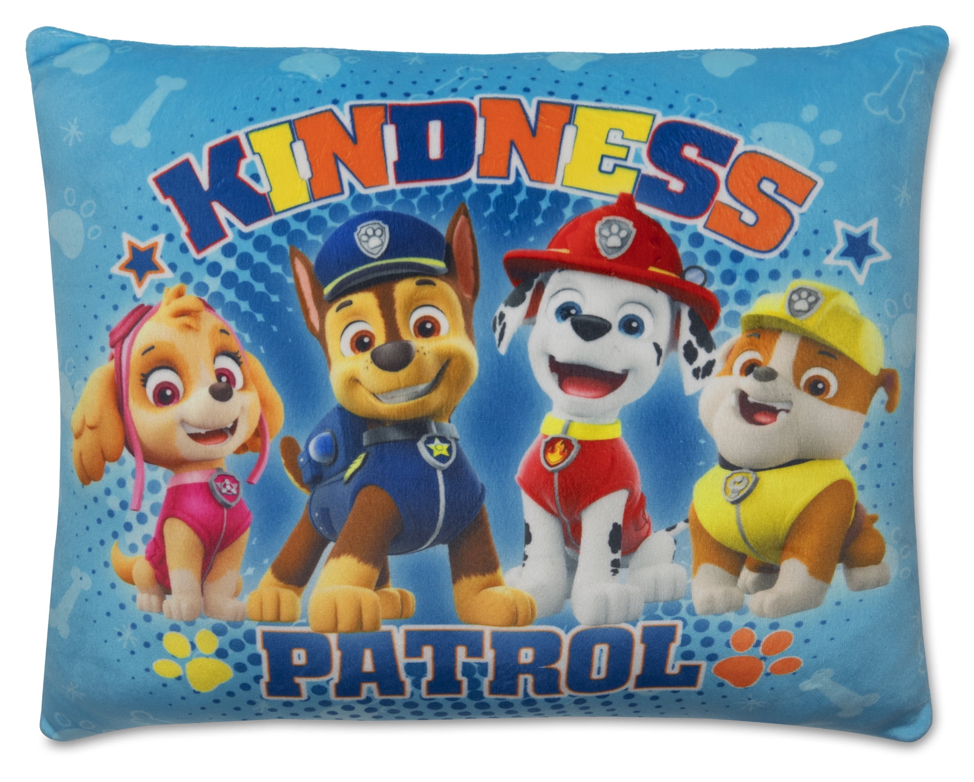 Paw Patrol Ultra-Soft Minky Plush Toddler Bed Pillow