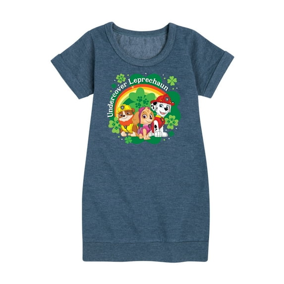 Paw Patrol - Undercover Leprechauns - Toddler And Youth Girls Fleece Dress