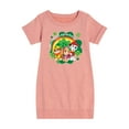 thumbnail image 1 of Paw Patrol - Undercover Leprechauns - Toddler And Youth Girls Fleece Dress, 1 of 1