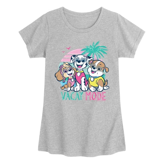Paw Patrol - Vacay Mode - Youth Girls Short Sleeve T-Shirt