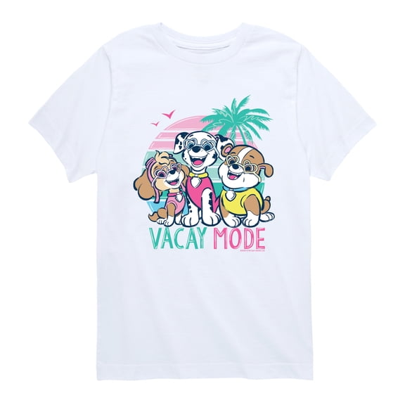 Paw Patrol - Vacay Mode - Youth Short Sleeve Graphic T-Shirt