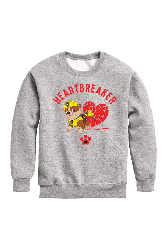 - Valentine's Heartbreaker - Toddler And Youth Crewneck Fleece Sweatshirt