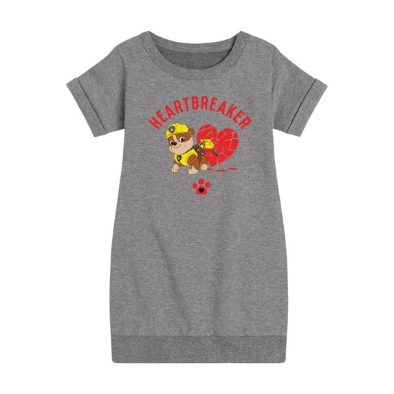 Paw Patrol - Valentine's Heartbreaker - Toddler And Youth Girls Fleece Dress