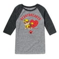 thumbnail image 1 of Paw Patrol -  Valentine's Heartbreaker - Toddler And Youth Raglan Graphic T-Shirt, 1 of 6