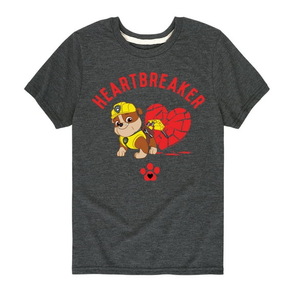 Paw Patrol - Valentine's Heartbreaker - Toddler And Youth Short Sleeve Graphic T-Shirt