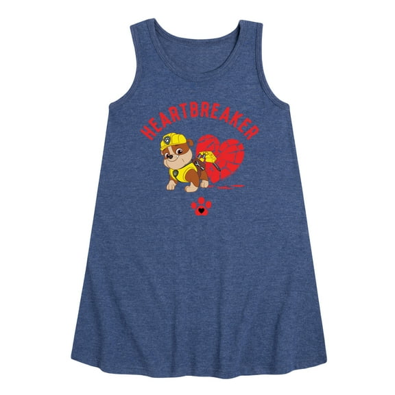 Paw Patrol -  Valentine's Heartbreaker - Toddler and Youth Girls A-line Dress