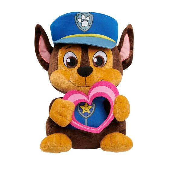Paw Patrol Valentine’s Large Plush - Chase, Kids Toys for Ages 3 up