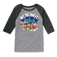 thumbnail image 1 of Paw Patrol - We're On It - Toddler And Youth Raglan Graphic T-Shirt, 1 of 5