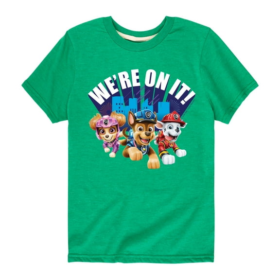 Paw Patrol - Were On It - Toddler And Youth Short Sleeve Graphic T-Shirt