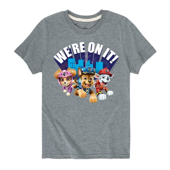 Paw Patrol - Were On It - Toddler And Youth Short Sleeve Graphic T-Shirt