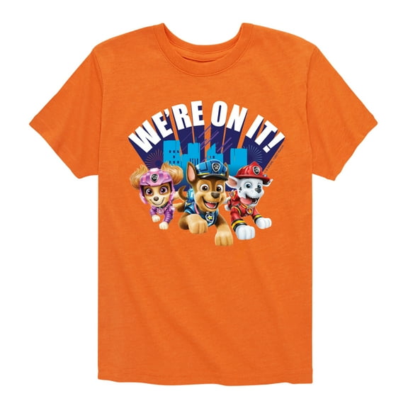 Paw Patrol - Were On It - Toddler And Youth Short Sleeve Graphic T-Shirt