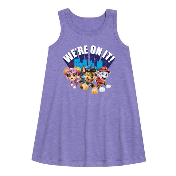 Paw Patrol - Were On It - Toddler and Youth Girls A-line Dress