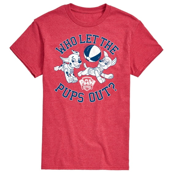 Paw Patrol - Who Let The Pups Out - Men's Short Sleeve Graphic T-Shirt