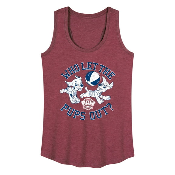 Paw Patrol - Who Let The Pups Out - Women's Racerback Tank Top