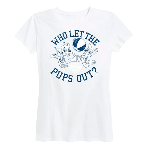 Paw Patrol - Who Let The Pups Out - Women's Short Sleeve Graphic T-Shirt