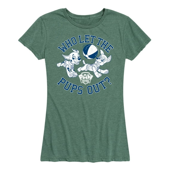 Paw Patrol - Who Let The Pups Out - Women's Short Sleeve Graphic T-Shirt