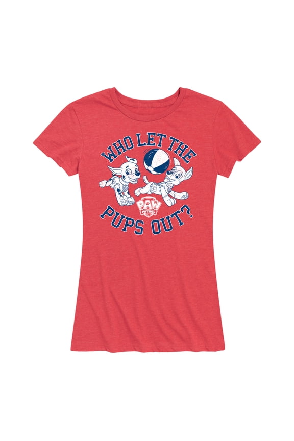 - Who Let The Pups Out - Women's Short Sleeve Graphic T-Shirt