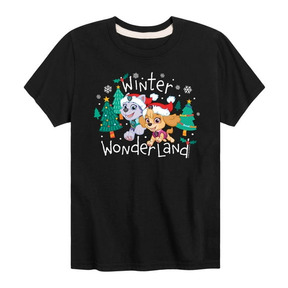 Paw Patrol - Winter Wonderland - Toddler And Youth Short Sleeve Graphic T-Shirt