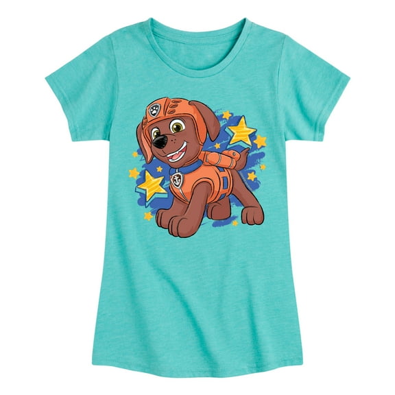 Paw Patrol - Zuma Sketch - Toddler & Youth Girls Short Sleeve Graphic T-Shirt