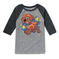 thumbnail image 1 of Paw Patrol - Zuma Sketch - Toddler & Youth Raglan Graphic T-Shirt, 1 of 6